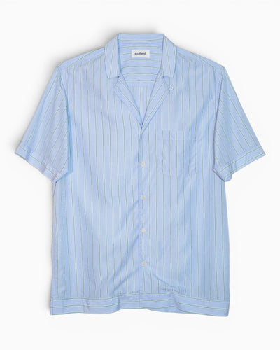 Soulland Orson Gömlek Blue Green Stripe
