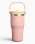 Stanley The IceFlow Flip Straw 2.0 Tumbler 0,6 Lt Peach Rose