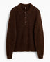 Sunflower Mohair Polo Erkek Kazak Brown