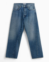 Sunflower Wide Twist Erkek Denim Pantolon Dark Blue Vintage