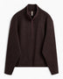 Sunflower Wool Half Zip Erkek Sweatshirt Brown