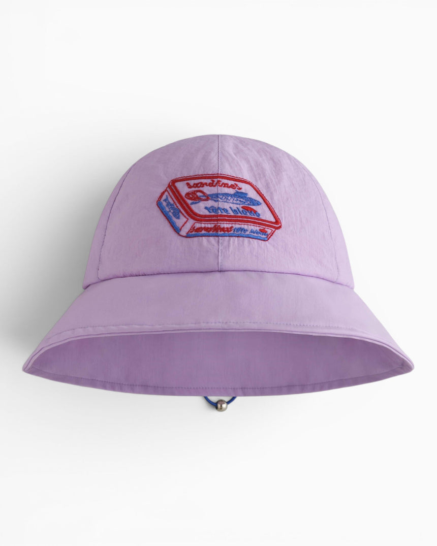 tête bleue Elie Sardines Bucket Hat Lilac