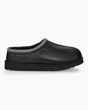 UGG Tasman Leather Regenerate Erkek Terlik Black