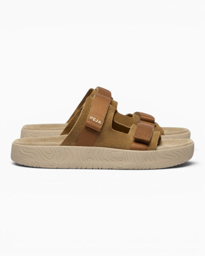 VEJA Arpoador Suede Soft Erkek Sandalet Tent/Cognac