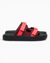 VEJA Arpoador Suede Soft Kadın Sandalet Amarante/Rose/Fluo/Black