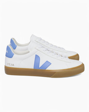 VEJA Campo Chromefree Leather Erkek Sneaker Extra White/Aqua