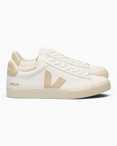 VEJA Campo Chromefree Leather Kadın Sneaker Extra White/Almond