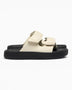 VEJA Etna Bold Leather Kadın Terlik Cashew