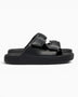 VEJA Etna Bold Leather Kadın Terlik Full Black