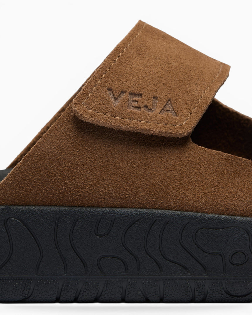 VEJA Etna Suede Soft Kadın Terlik Brown/Brown/Black
