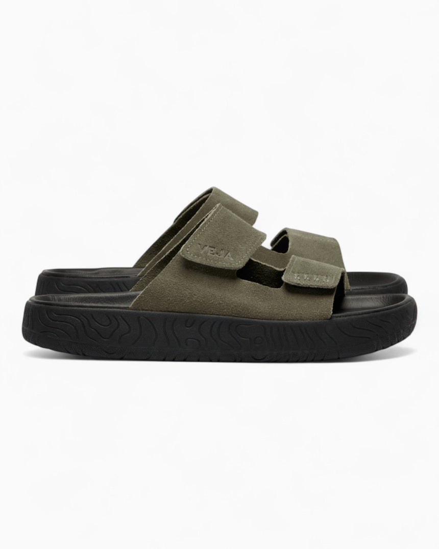VEJA Etna Suede Soft Kadın Terlik Kaki/Kaki Black
