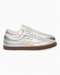 VEJA Panenka Organic Traced Leather Kadın Sneaker Silver/Pierre Bark