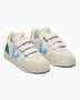 VEJA Small V-90 O.T. Leather Çocuk Sneaker White/Aqua/Emeraude