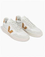VEJA V-90 Leather Suede Logo Erkek Sneaker