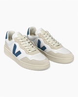 VEJA V-90 Leather Suede Logo Kadın Sneaker