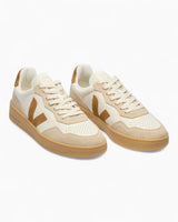 VEJA V-90 Leather Suede Logo Kadın Sneaker