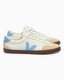VEJA Volley Organic Traced Leather Erkek Sneaker White/Aqua Bark