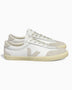 VEJA Volley Organic Traced Leather Erkek Sneaker White/Natural
