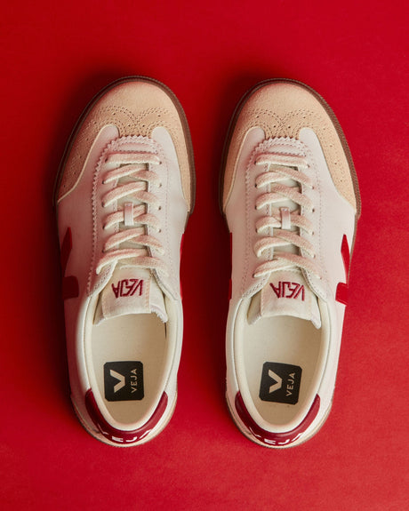 VEJA Volley Organic Traced Leather Erkek Sneaker