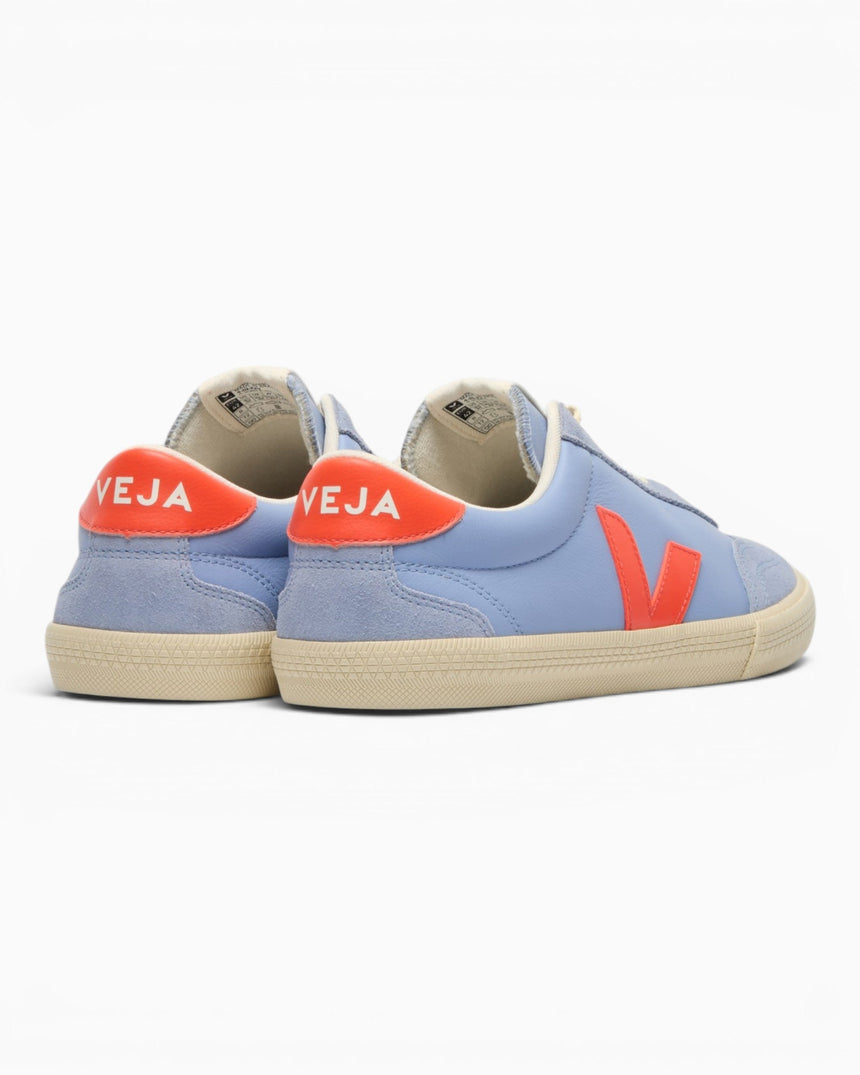 VEJA Volley Organic Traced Leather Suede Panel Kadın Sneaker