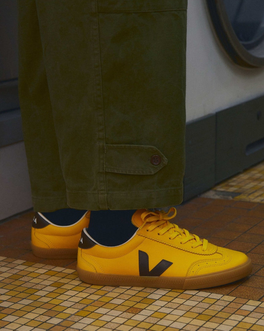 VEJA Volley Organic Traced Leather Kadın Sneaker