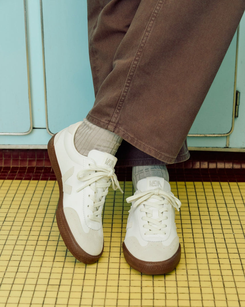 VEJA Volley Organic Traced Leather Kadın Sneaker