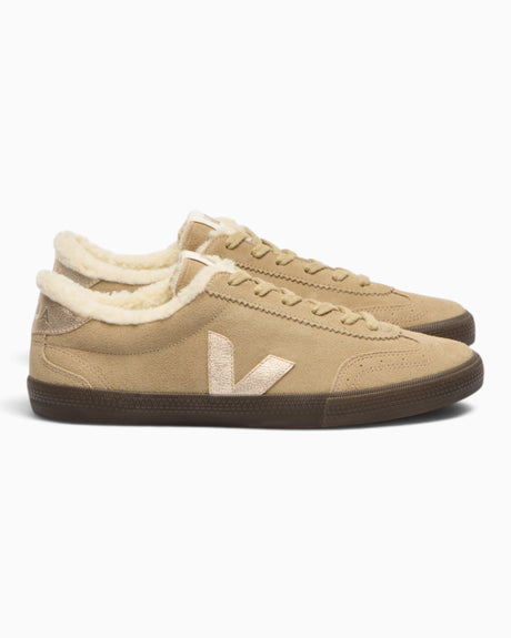 VEJA Volley Winter Fured Suede Kadın Sneaker Dune/Platine/Eagle