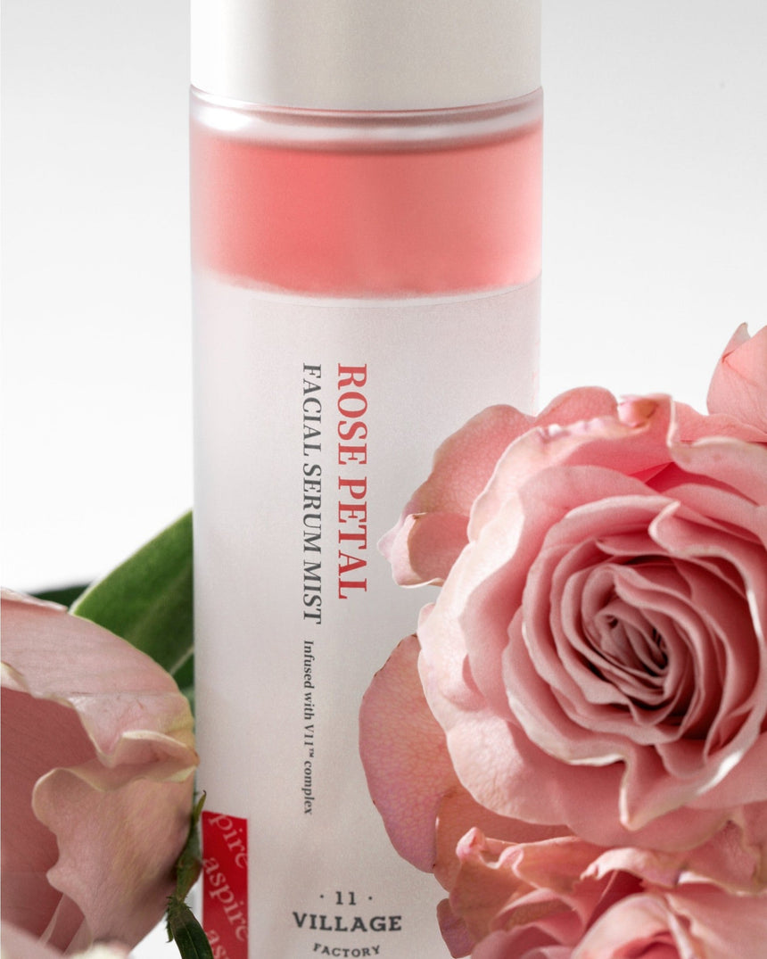 Village 11 Factory Fresh Dewy Rose Petal Facial Serum Mist 100ml