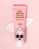 Village 11 Factory Pink Calming Tone Up Sun Block SPF50+ PA++++ 50ml